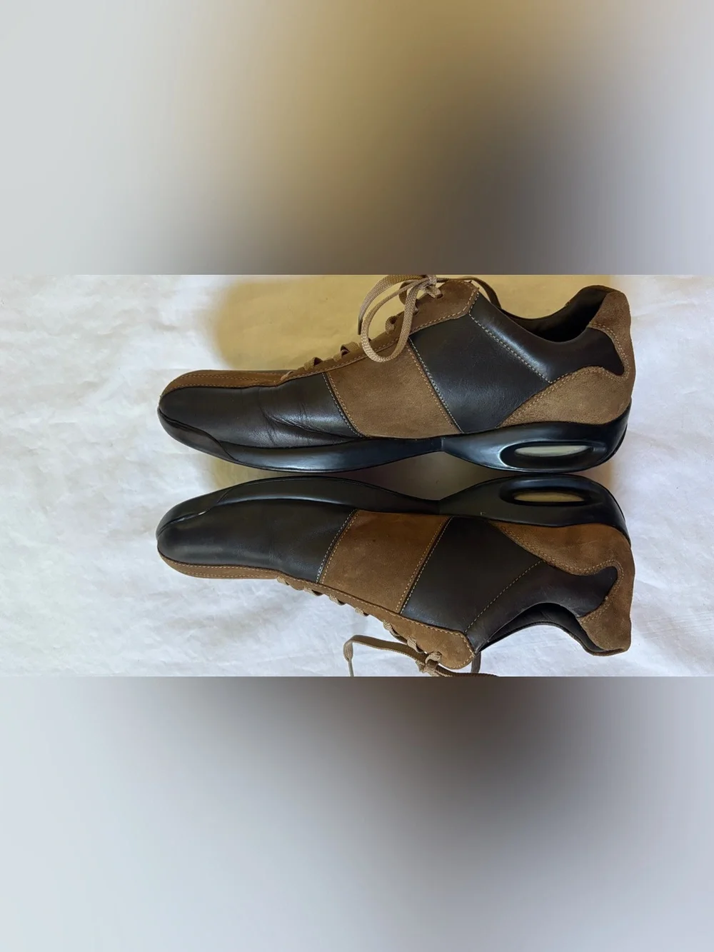 Cole Haan NikeAir Men’s 10.5M Brown Leather Suede Comfort Oxford Shoes